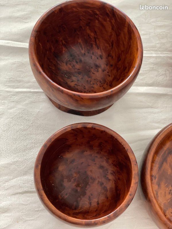 Bols apéritifs en thuya (lot de 6) (image 5)