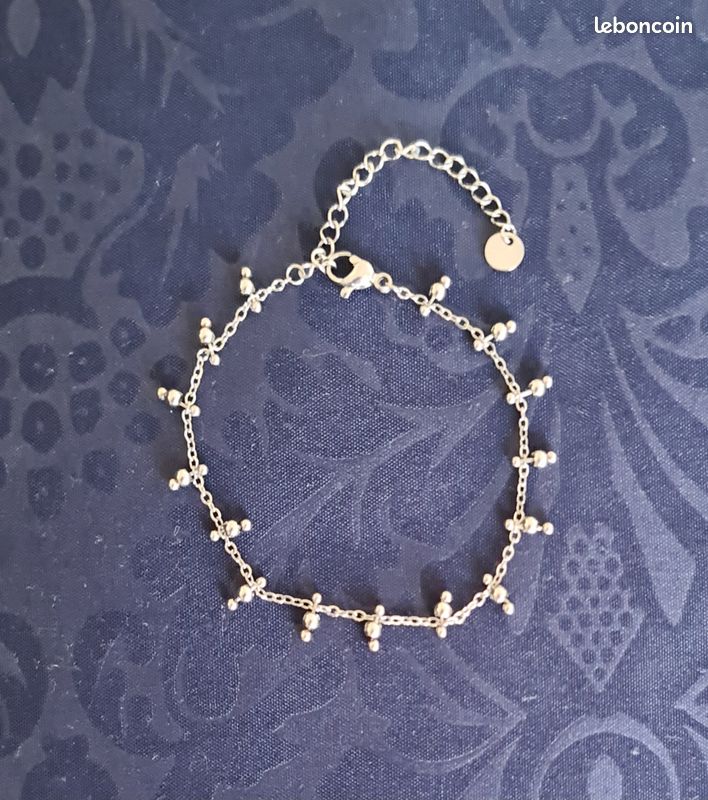 Bracelet acier inoxydable émaillé (image 1)