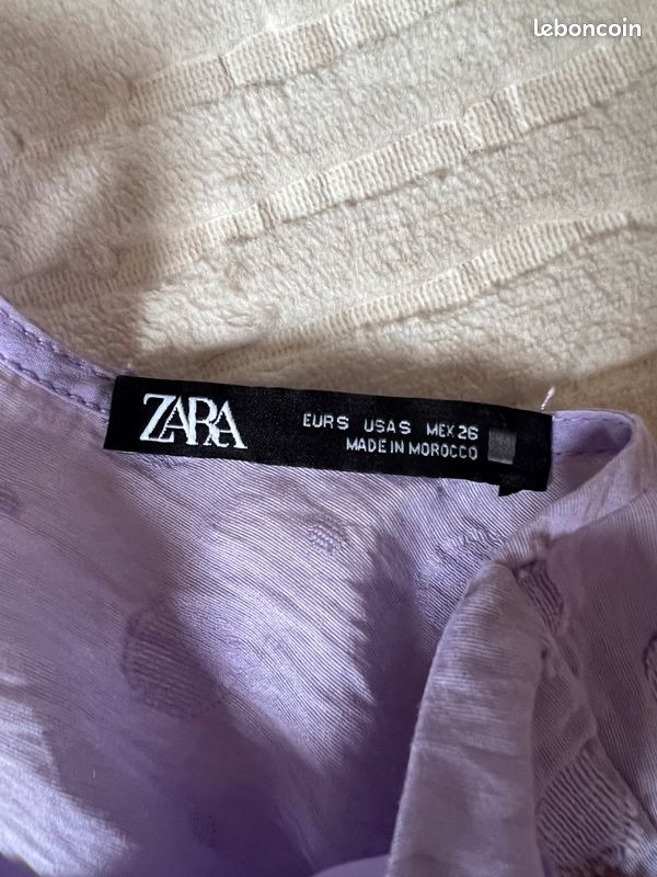 Robe longue Zara Lila violet (image 6)