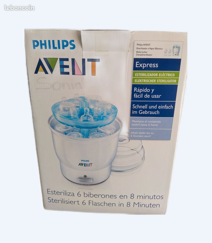 Stérilisateur électrique Philips Avent – Très bon état (avec boîte) (image 1)