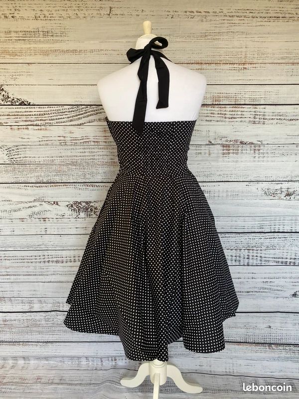 Robe Gymboree Après-Midi Parisienne – Pois, Ponte, Shift – Taille 5 – Neuve
