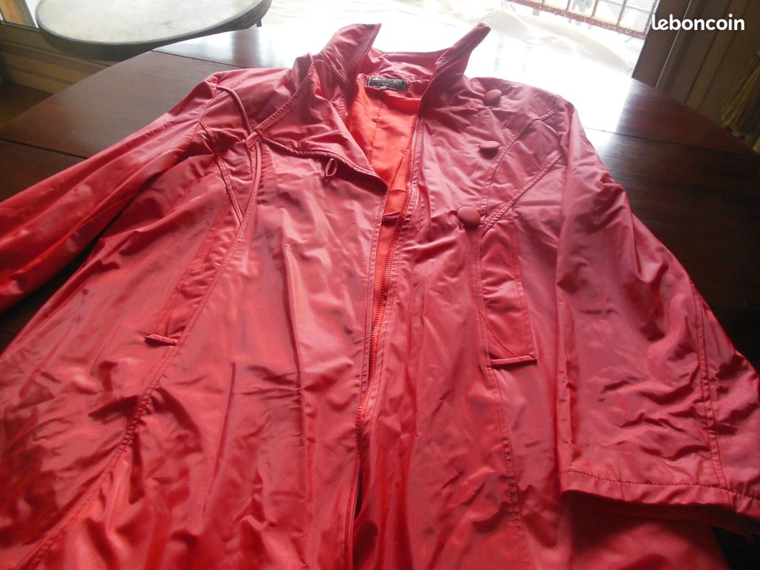 Imperméable rouge XXL 6 (image 3)