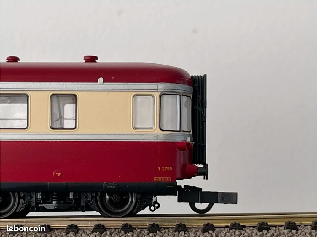 ROCO COFFRET AUTORAIL diesel RGP X2700 + remorque TEE 43033.2 NEUF EUR