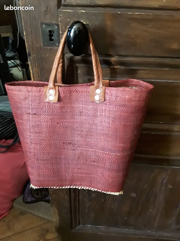 Panier osier rose (image 2)
