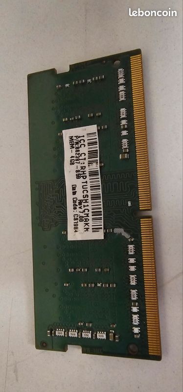 RAM ordinateur portable SK hynix 4 Go DDR4 2666 MHz (PC4-2666V) (image 2)