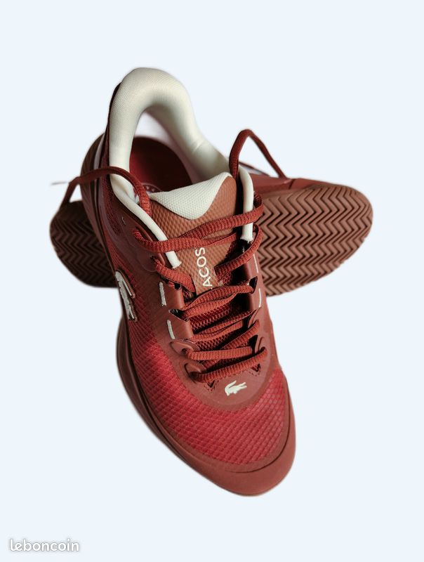 Chaussure tennis Lacoste Roland Garros NEUVE pointure 39 terre