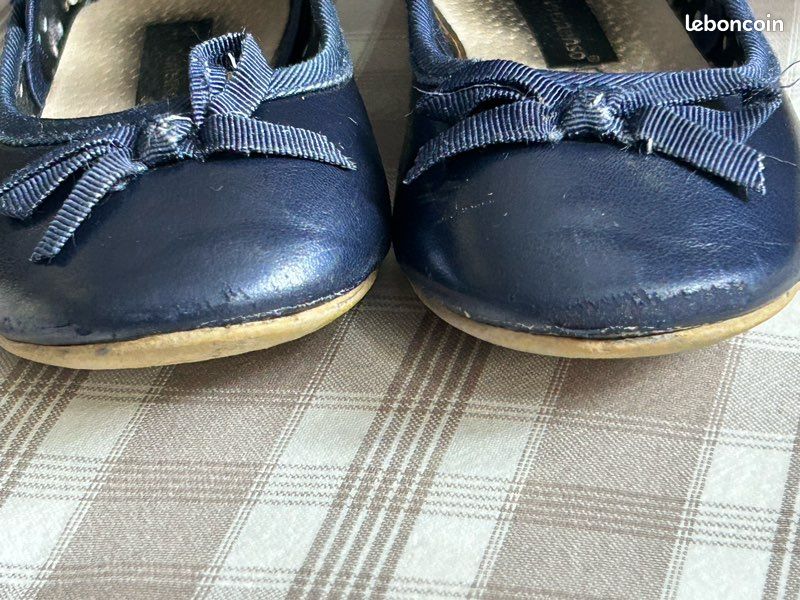 Ballerines bleu marine petite fille (image 3)