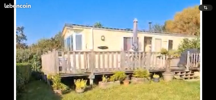 Beau mobilhome en bon état et belle vue