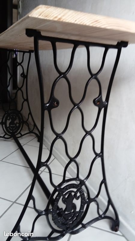 Console fer et bois pièce unique (image 2)