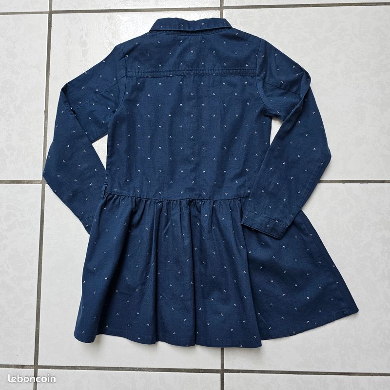 Robe 4 ans Okaïdi bleu marine (image 2)
