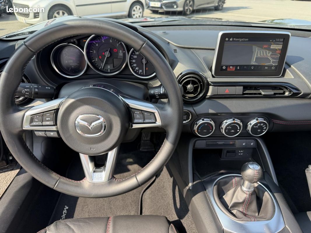 MAZDA MX-5 1.5 Skyactiv-G 131ch ROADSTER TOIT SOUPLE Dynamique - CarPlay - Sièges chauffants (image 6)