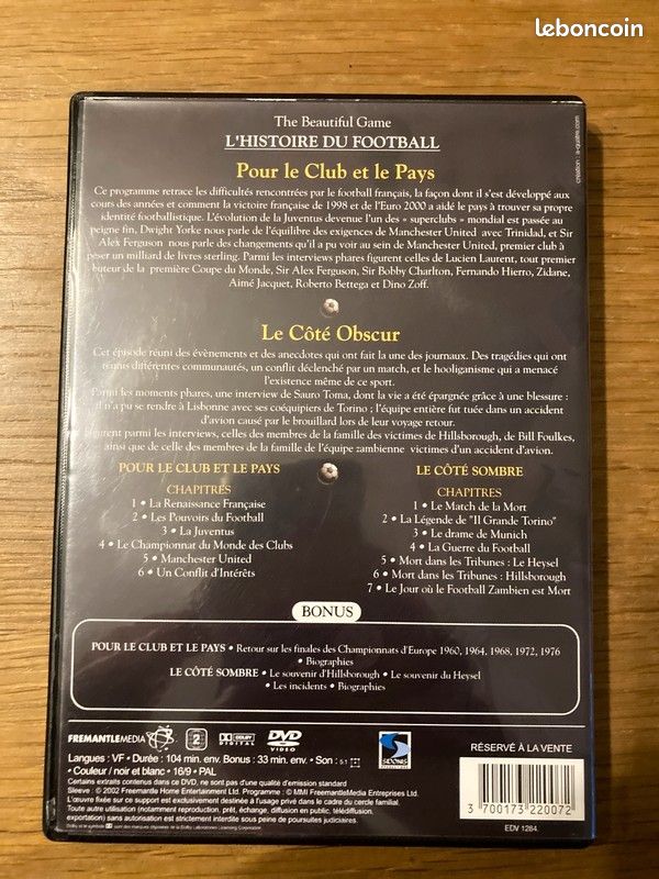 Dvd l histoire du football (image 2)