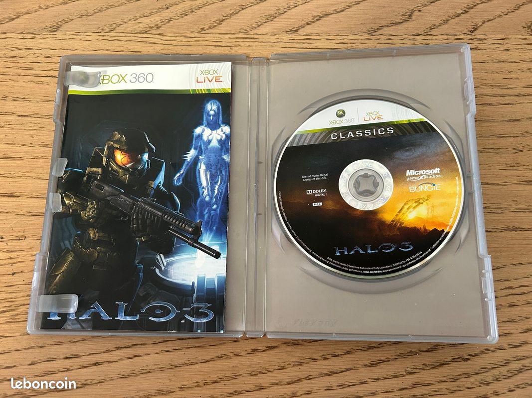 Halo 3 PAL FR Complet - Microsoft Xbox 360 - Avec Manuel - Bon état