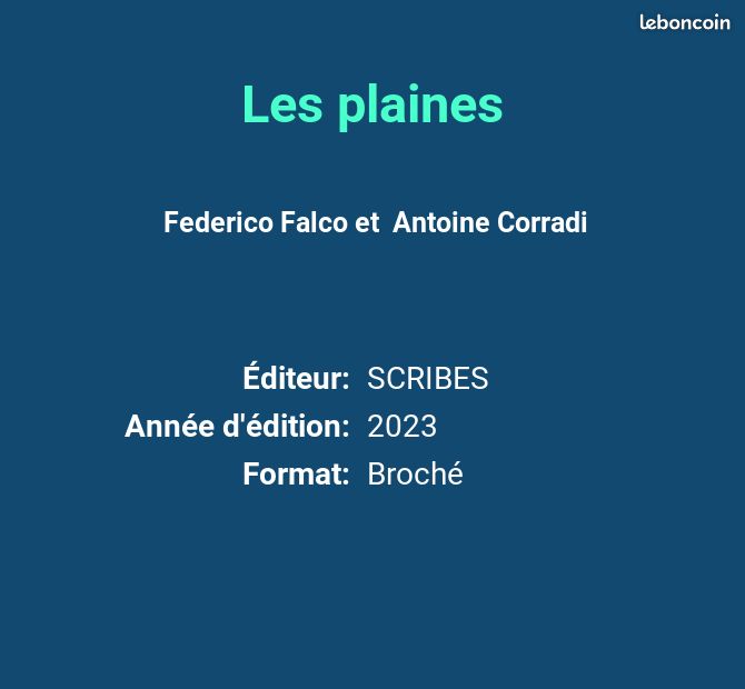 Les plaines - Federico Falco et Antoine Corradi (image 2)