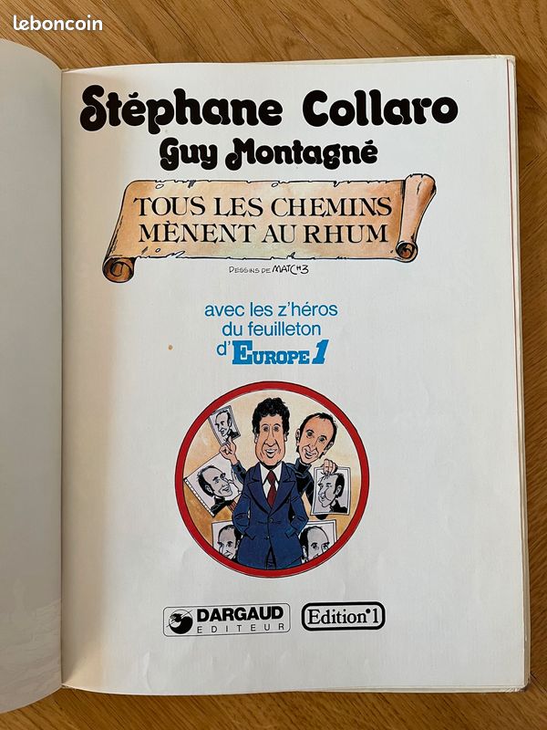 BD ''Tous les Chemins mènent au Rhum'', Stéphane Collaro 1979 (image 4)