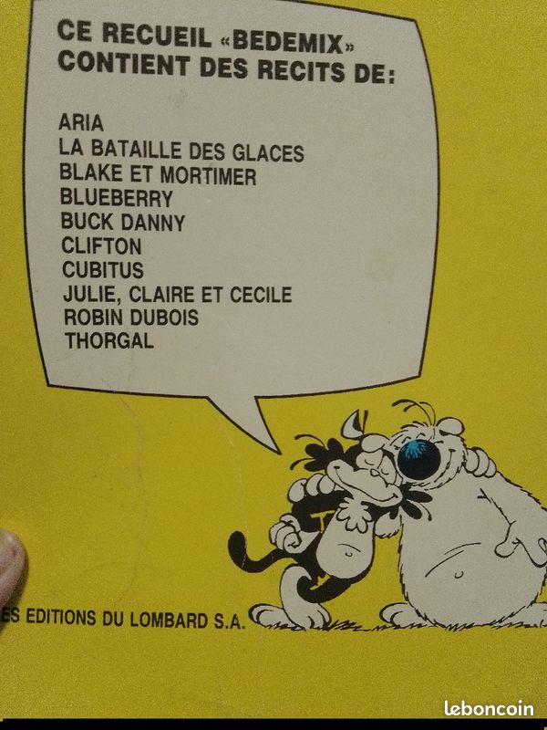 Bédémix 1989 Thorgal Clifton Buck Danny blueberry etc (image 3)