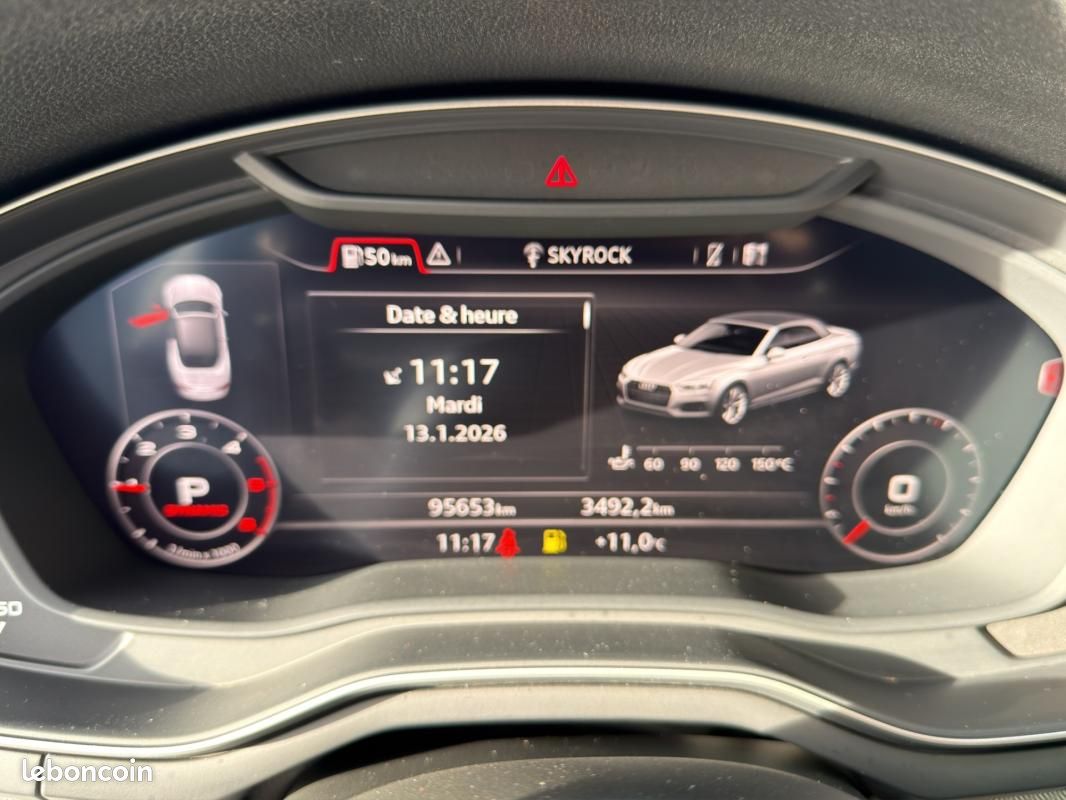 Audi A5 Cabriolet V6 3.0 TDI 218 S tronic 7 Quattro Design Luxe FRANCAISE (image 18)