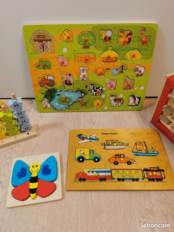 Lot jouet éveil en bois (image 3)