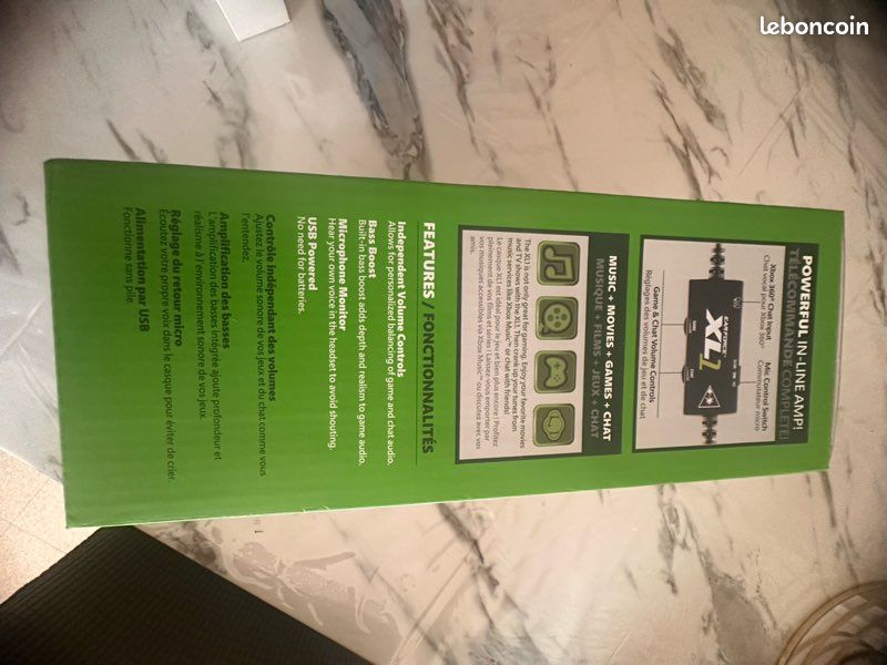CASQUE DE JEU STÉRÉO AMPLIFIÉ SOUS LICENCE OFFICIELLE Xbox 360" (image 2)