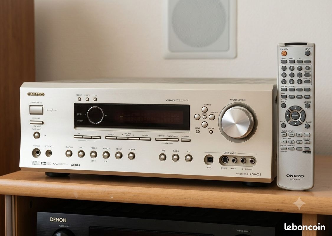 Ampli Home-Cinéma 7.1 Onkyo TX-SR602E - Argent (image 1)