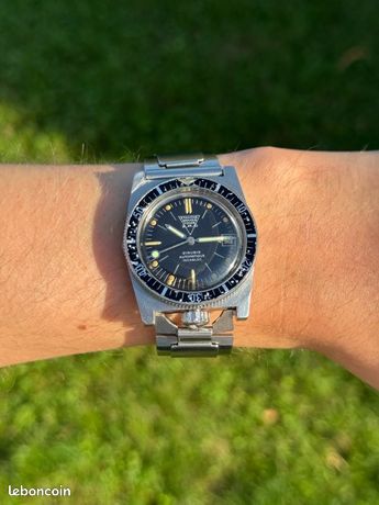 Montre De Plongée Vintage Watco Cal. 8800 - Mécanique à Remontage Manuel - Années 70 Avec Bracelet Tropic