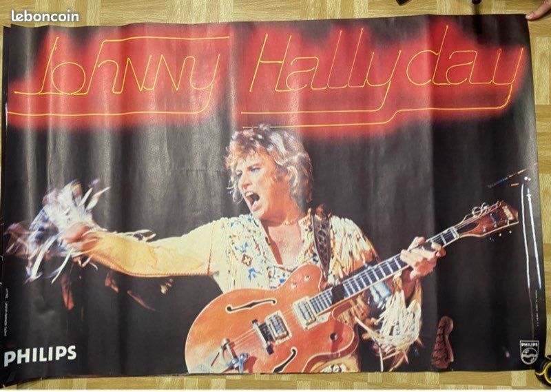 Affiche de concert Johnny Hallyday (image 1)