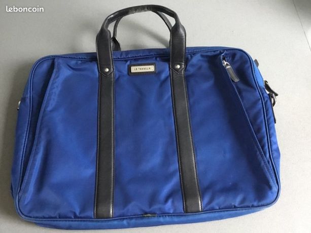 Sacoche porte document et ordinateur gris personnalisée au prénom - CADEAUX  HOMMES, PAPAS/Sacs porte document - mapetitefabrique