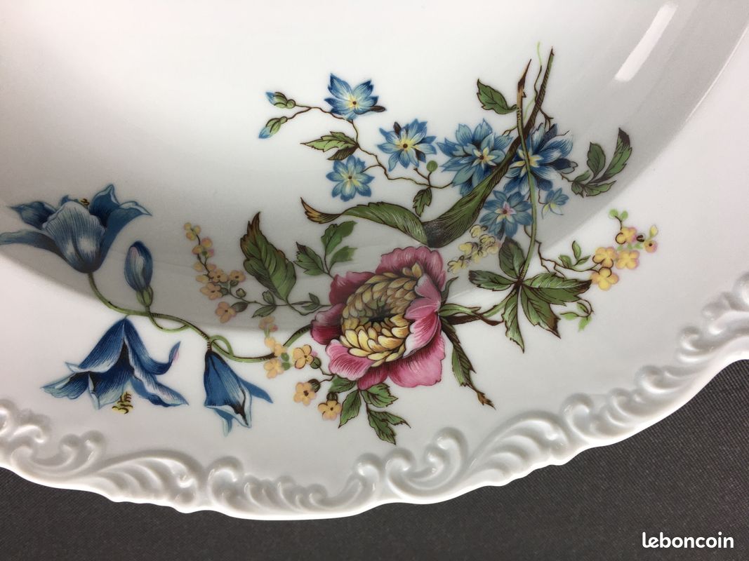 Grand Plat rond creux Royal Chapus NEUF (image 3)