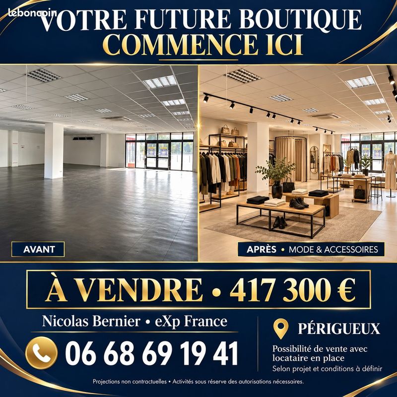 Local 298 m² Périgueux (image 1)