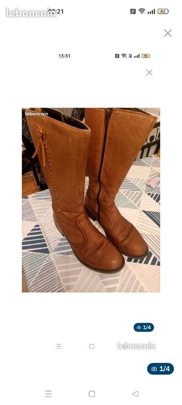 Bottes cuir (image 1)