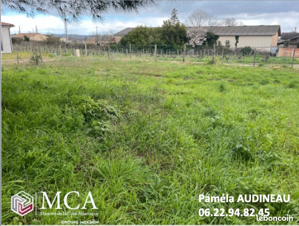 Terrain 400 m² Portets · 90 000 €
