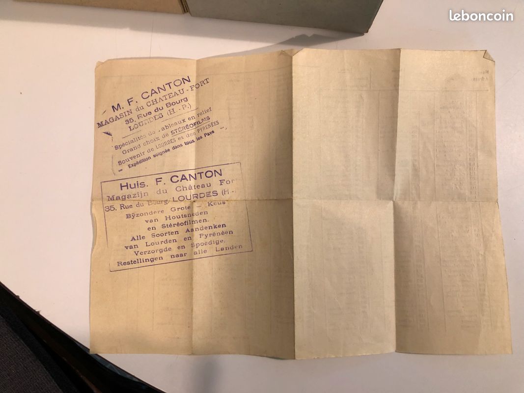 Stéréoscope Bruguière ancien et 10 boites de films (image 8)