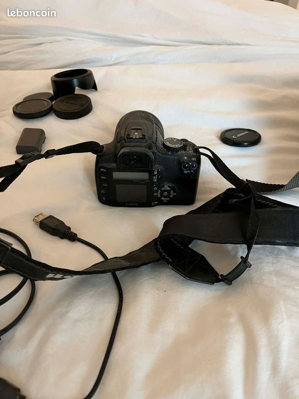 Canon EOS 350D Kiss – Lot Avec Objectifs Et Sacoche – Occasion Bon état