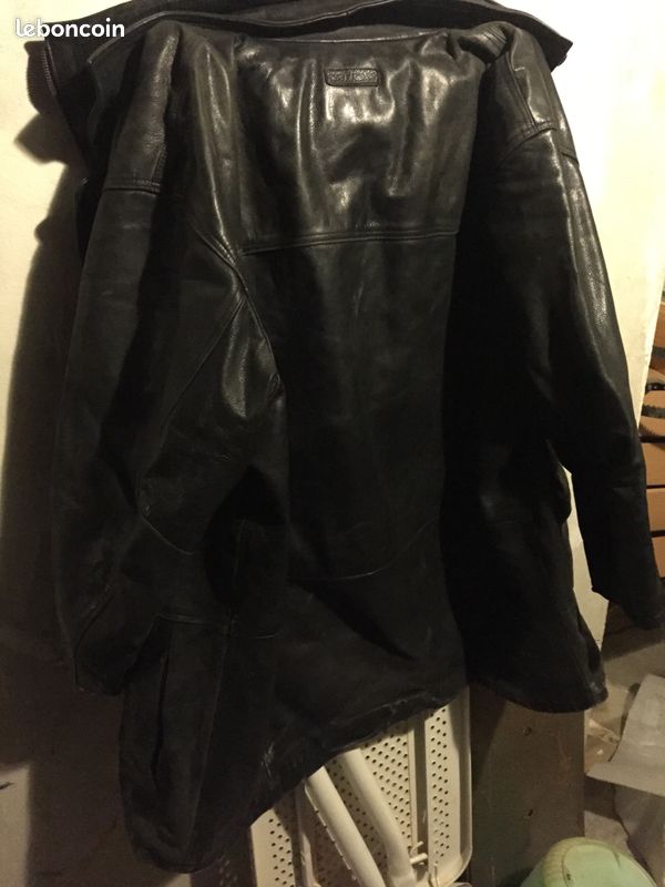 Veste cuire veritable XXL DAYTONAE (image 1)