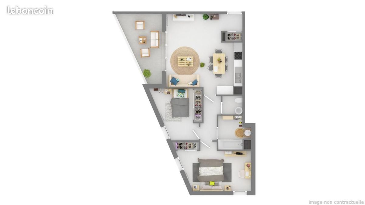 Appartement a louer frejus - 3 pièce(s) - 62 m2 - Surfyn