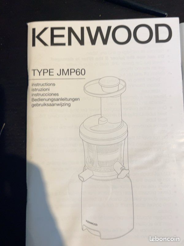 Centrifugeuse Kenwood JMP60 (image 5)
