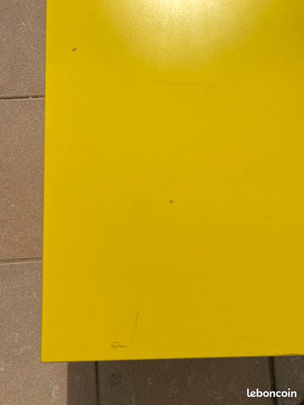 Table LACK IKEA Jaune (image 2)