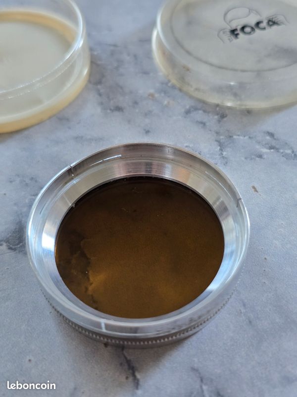Filtre Jaune ambré Vintage Foca Dyma \times 3,5 avec boîte d'origine (image 2)