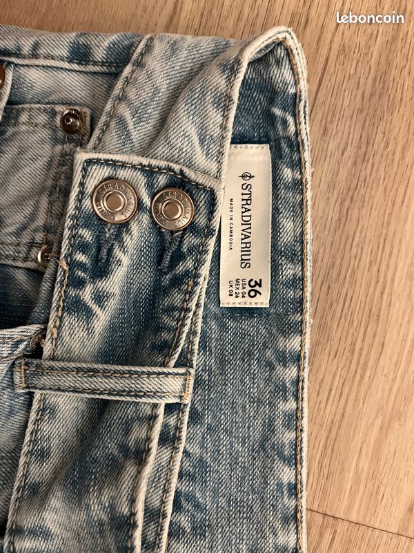 Jean straight taille basse (image 5)