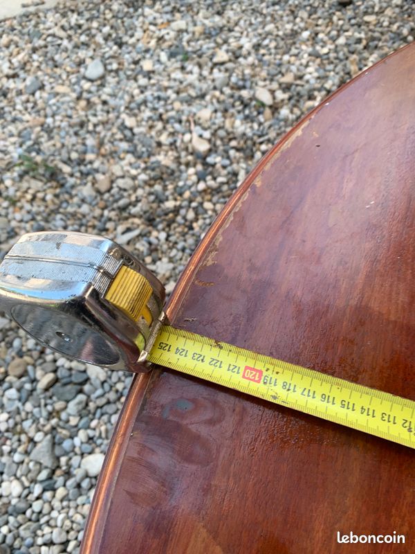 Table merisier ovale (image 3)