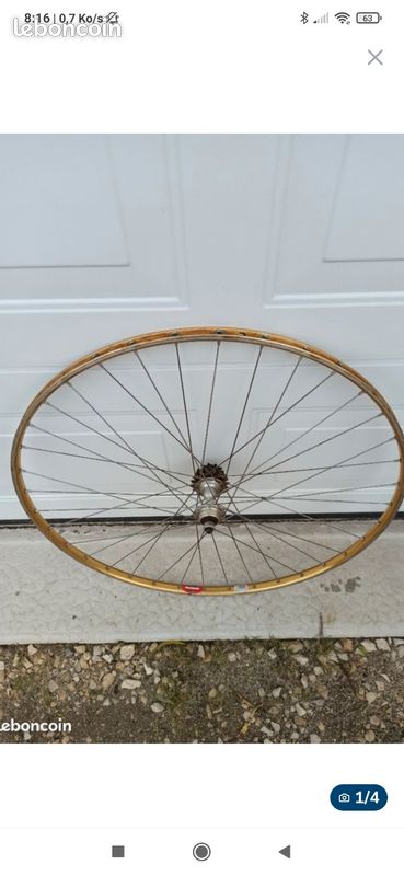 1 axe de roue Puky vélo drasienne L115 mm