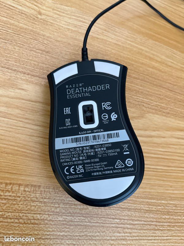 Souris gaming Razer Deathadder essential (image 2)