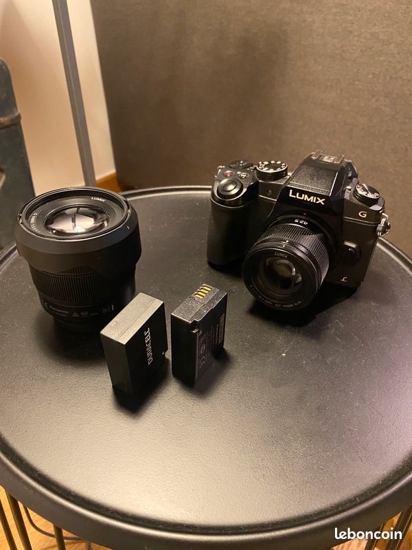 PACK Panasonic Lumix G80 + 2 objectifs + 2 batteries + housse (image 1)