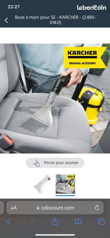 Aspirateur à cendre Karcher - Cdiscount Marques Jardin