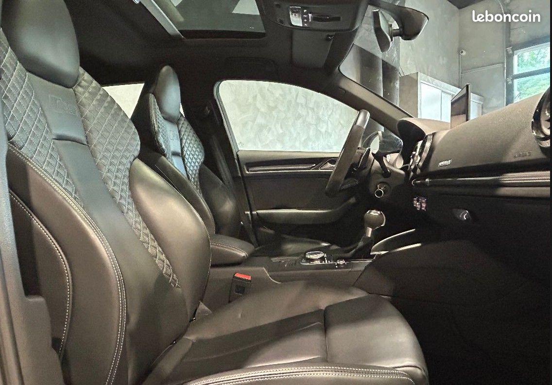 Audi rs3 400 cv DAZA NOIR PANTHÈRE/ TOIT PANO / SIEGES RS / MAGNETIC RIDE (image 3)