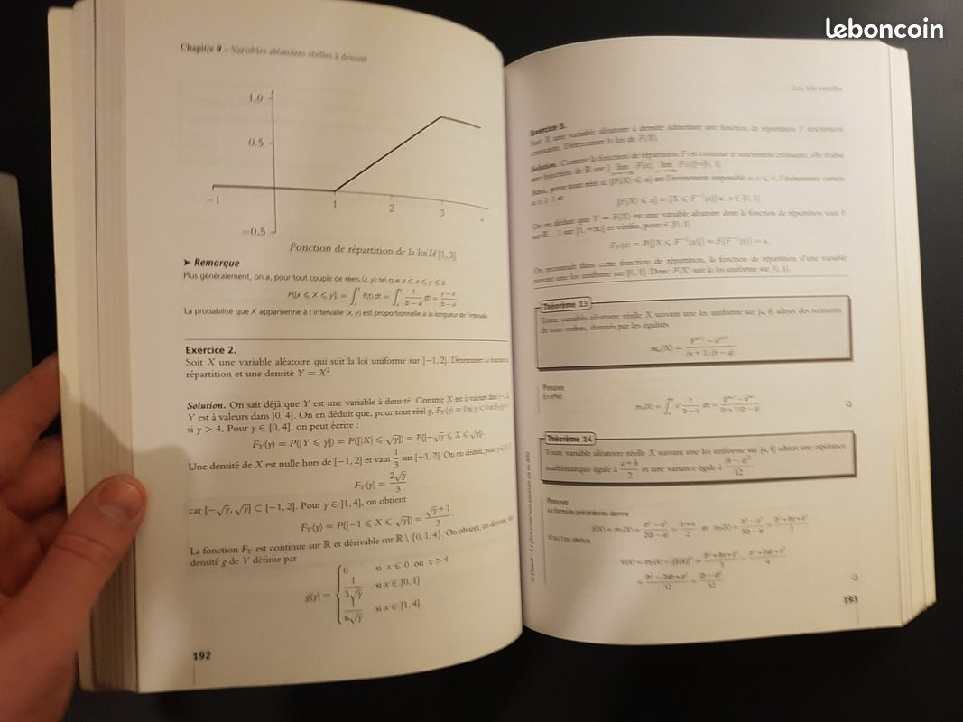 Livre Mathématiques ECE 2 pour 10 euros (image 2)