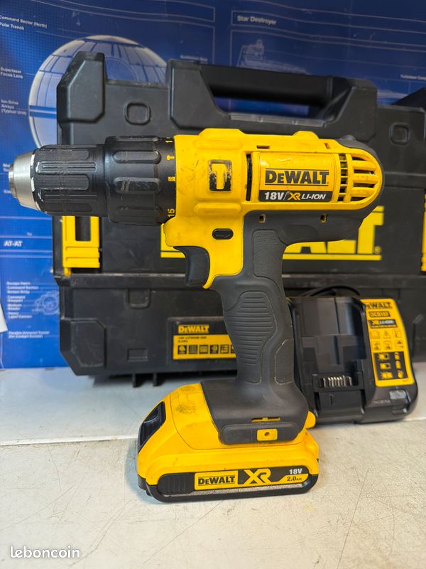 Perceuse-visseuse à percussion DeWalt DCD776 18V XR avec batterie (image 2)