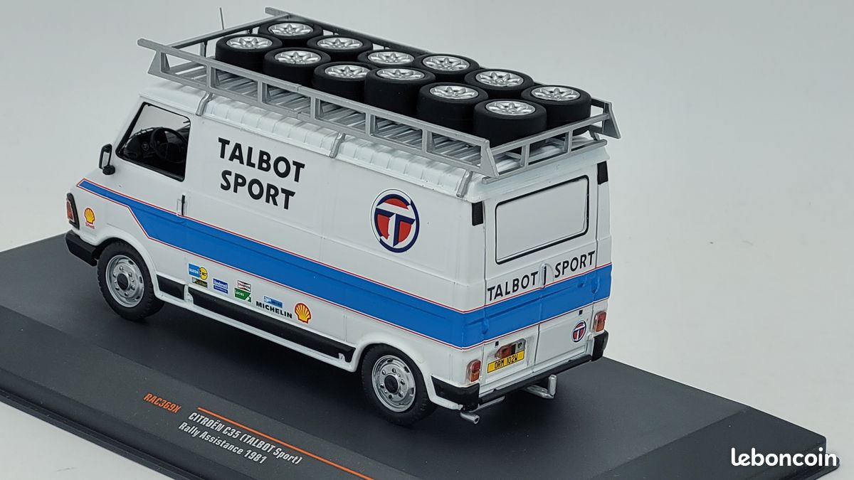 Citroën C35 Assistance Rallye Team Peugeot Talbot Sport - Altaya - 1/43 neuf