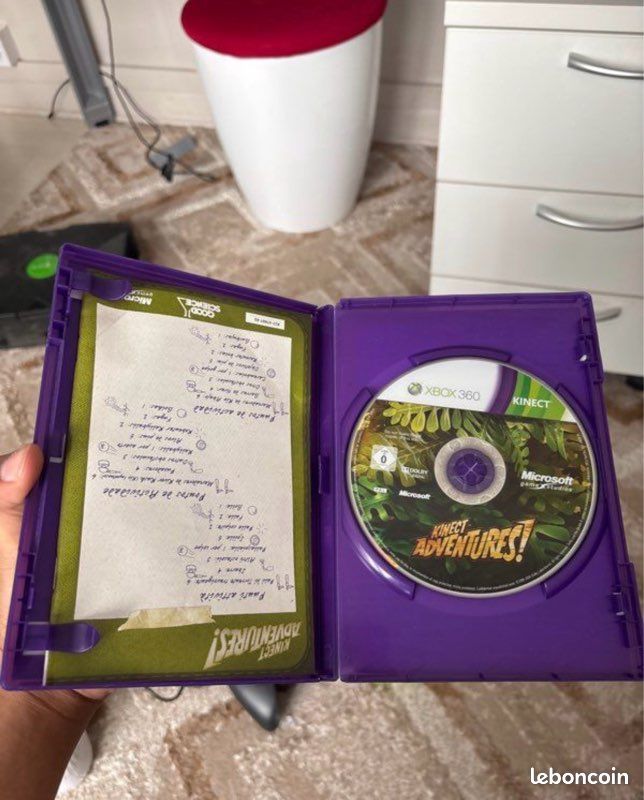 X box avec manettes et jeux (image 2)