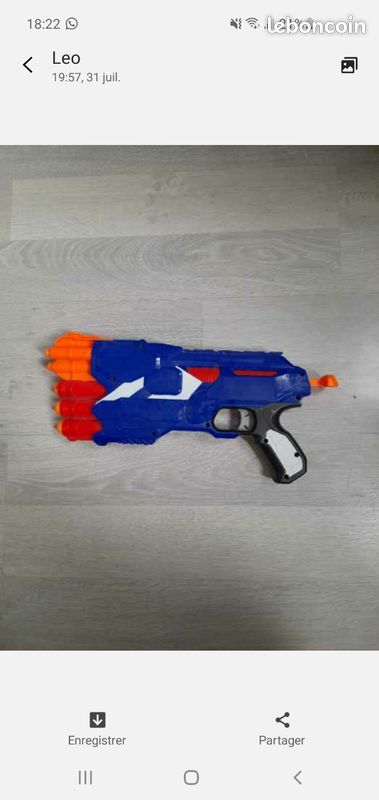 Pistolet nerf (image 2)